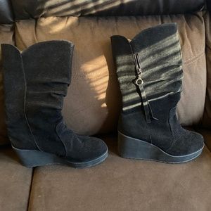 Women wedge boots size 12